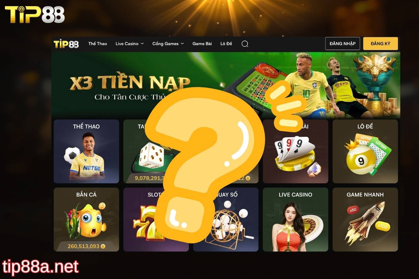 Giải đáp thắc mắc khi đăng nhập Tip88