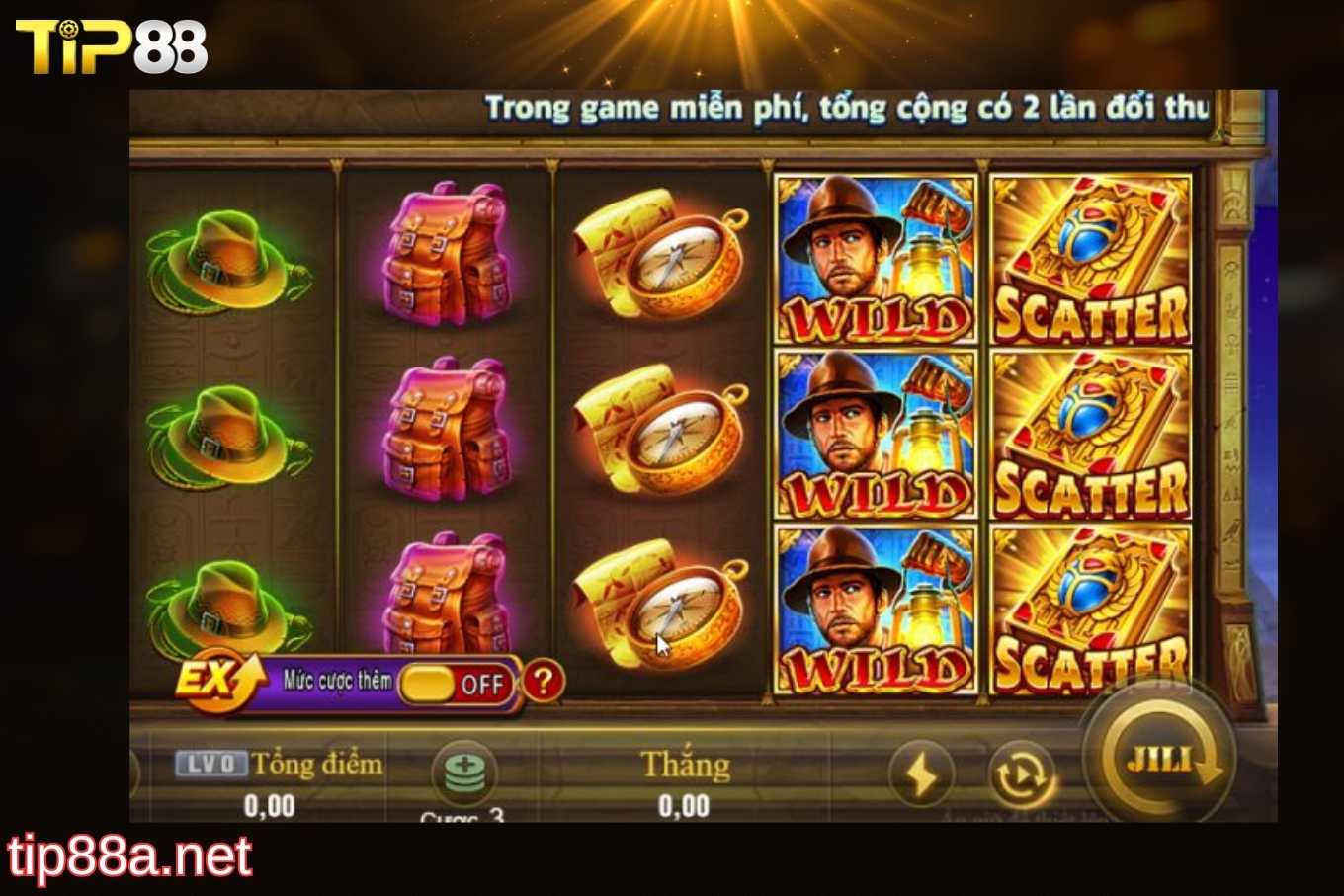 Giao diện các trò chơi nổ hũ Tip88 rất đặc sắc