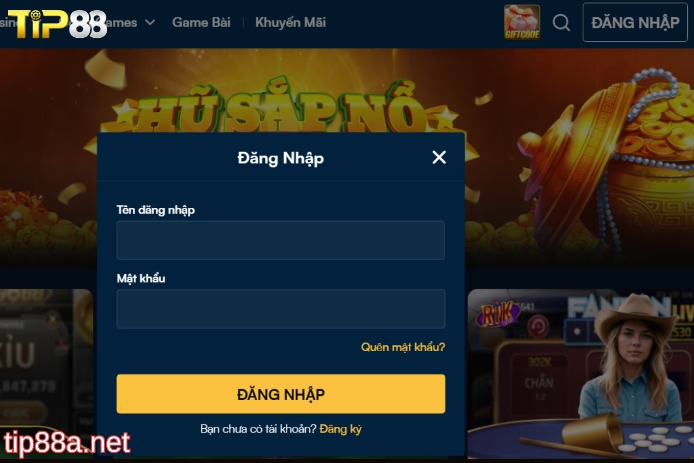 Hướng dẫn cách đăng nhập Tip88 đúng cách