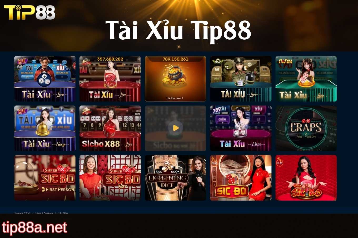 Khám phá chi tiết về tài xỉu Tip88