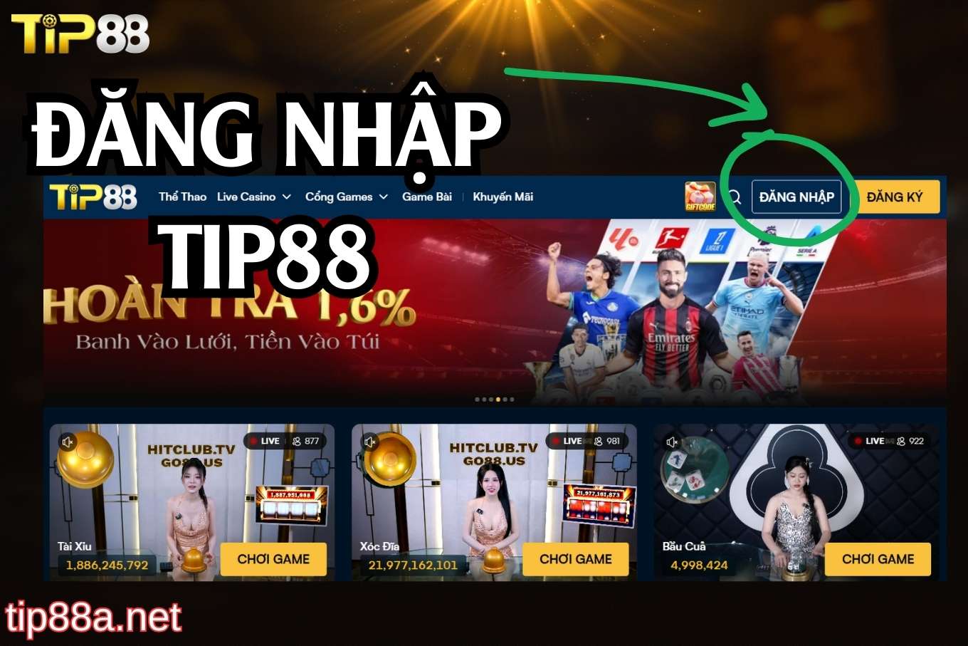 Tại sao phải đăng nhập Tip88
