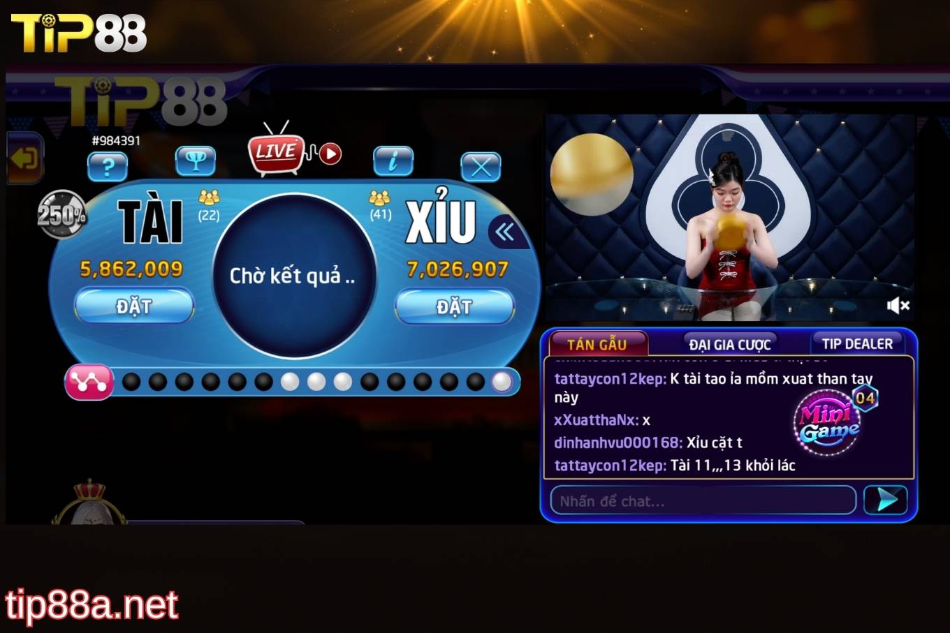 Ưu điểm nổi bật của tài xỉu Tip88